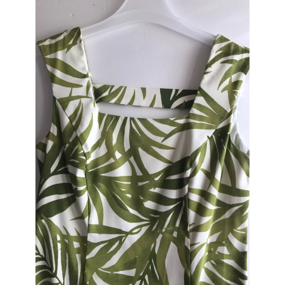 Kim Rogers palm leaf print dress size 10 - Picture 4 of 5